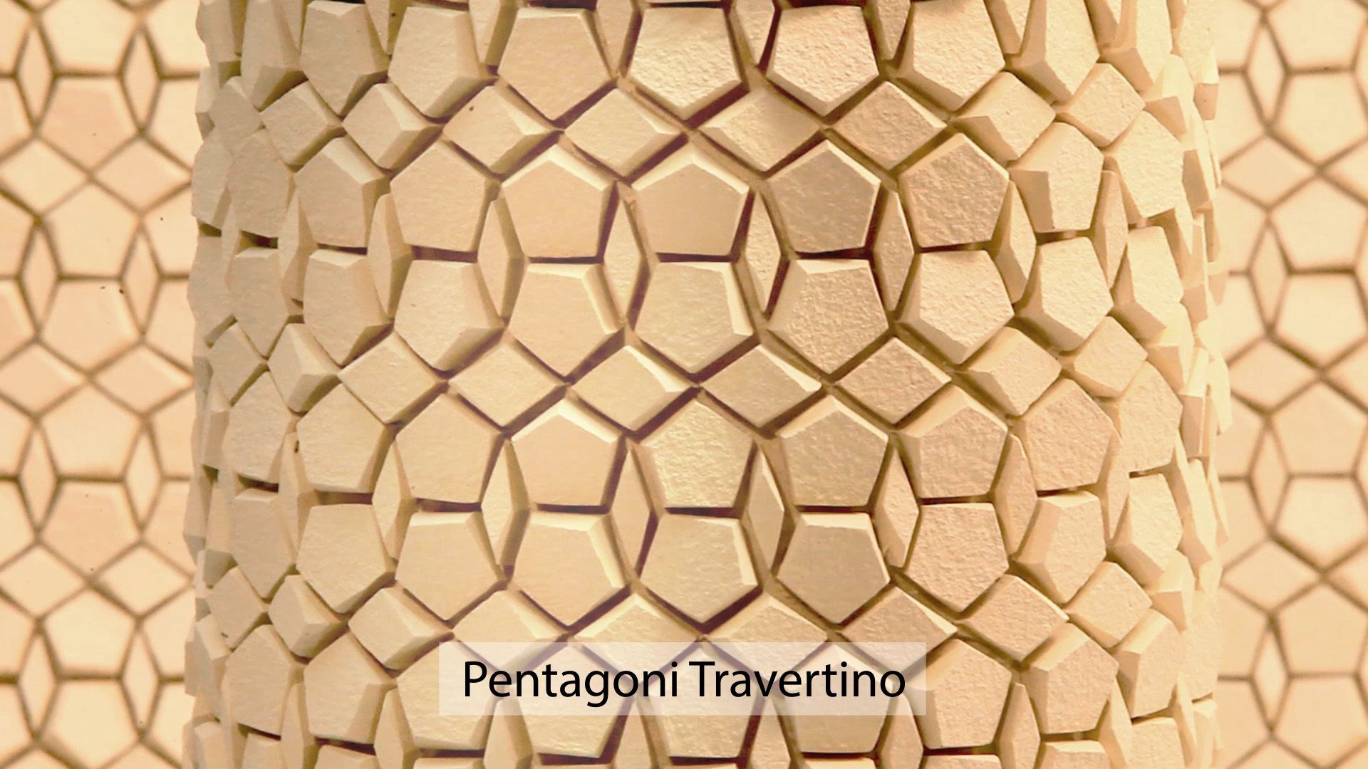 Pentagoni Travertino